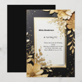 Invitation d'anniversaire personnalisée (Devant / Derrière)