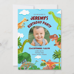 Invitation d'anniversaire personnalisée avec photo