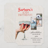 Invitation d'anniversaire personnalisée avec photo (Devant / Derrière)