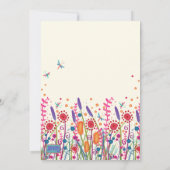 Invitation d'anniversaire personnalisée de libellu (Dos)