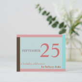 Invitation d'anniversaire personnalisée I (Debout devant)