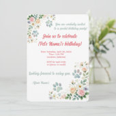 Invitation d'anniversaire personnalisée pour anima (Debout devant)