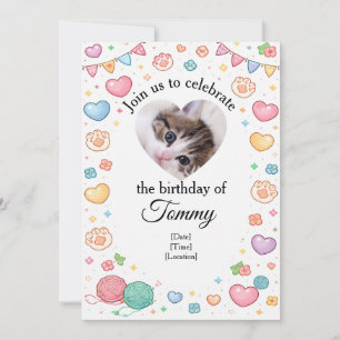 Invitation d'anniversaire personnalisée pour anima