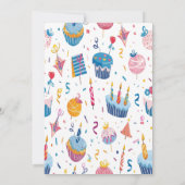 Invitation d'anniversaire personnalisée pour anima (Dos)