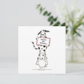 Invitation d'anniversaire personnalisée pour de mi (Debout devant)