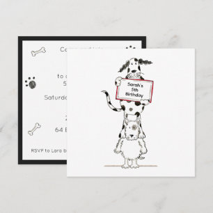 Invitation d'anniversaire personnalisée pour de mi