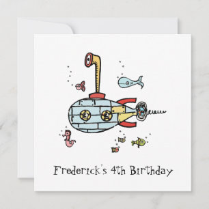Invitation d'anniversaire personnalisée pour enfan