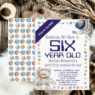 Invitation d'anniversaire personnalisée pour l'âge