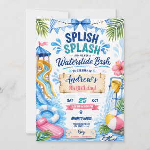 Invitation d'anniversaire personnalisée pour Tobog