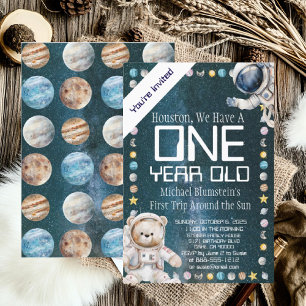 Invitation d'anniversaire personnalisée pour un âg