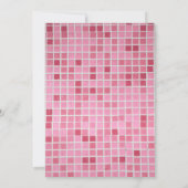 Invitation d'anniversaire personnalisée pour une f (Dos)