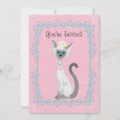 Invitation d'anniversaire Personnalisée Princess C (Devant)