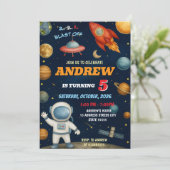 Invitation d'anniversaire personnelle pour enfants (Debout devant)