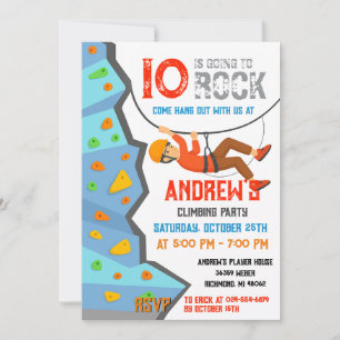 Invitation d'anniversaire personnelle pour l'escal