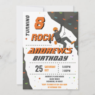 Invitation d'anniversaire personnelle pour l'escal