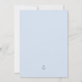 Invitation d'anniversaire Phare Naustique (Dos)
