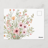 Invitation d'anniversaire photo chic moderne (Dos)