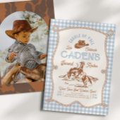 Invitation d'anniversaire Photo Rodeo