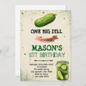 Invitation d'anniversaire Pickle (Devant / Derrière)