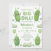 Invitation d'anniversaire Pickle Big Dill Party (Devant)