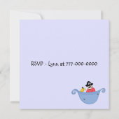 Invitation d'anniversaire Pirate Party (Dos)