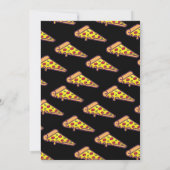 Invitation d'anniversaire Pizza Party | Thème Fun (Dos)
