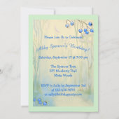 Invitation d'anniversaire plate Enchanted Woods (Dos)