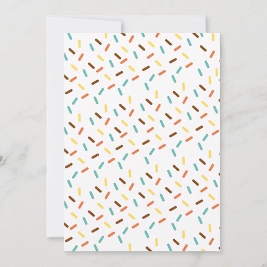 Invitation d'anniversaire Popsicle (Dos)