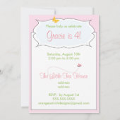 Invitation d'anniversaire - poupée papier (Dos)