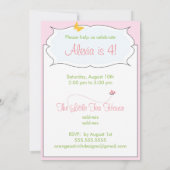 Invitation d'anniversaire - poupée papier (Dos)