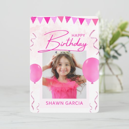 Invitation d'anniversaire pour 16 ans (Debout devant)