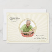 Invitation d'anniversaire pour 50 ans (Dos)