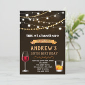 Invitation d'anniversaire pour adultes (Debout devant)