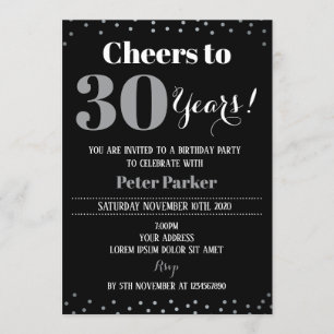 Invitation d'anniversaire pour adultes