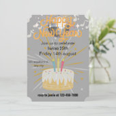 Invitation d'anniversaire pour adultes (Debout devant)