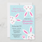 Invitation d'anniversaire pour célébration de Pâqu (Devant)