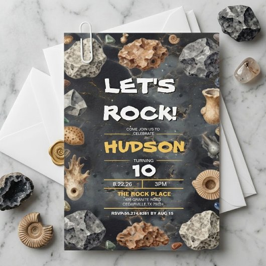 Invitation d'anniversaire pour collectionneur de r