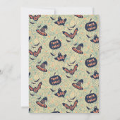 Invitation d'anniversaire pour costume d'Halloween (Dos)