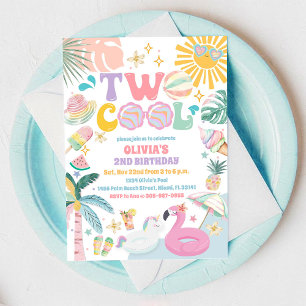 Invitation d'anniversaire pour Deux Piscines Génia