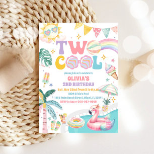 Invitation d'anniversaire pour Deux Piscines Génia