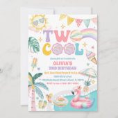 Invitation d'anniversaire pour Deux Piscines Génia (Devant)