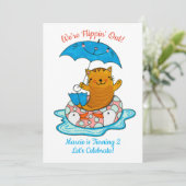 Invitation d'anniversaire pour enfant (Debout devant)