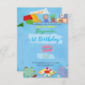 Invitation d'anniversaire pour enfants (Devant / Derrière)
