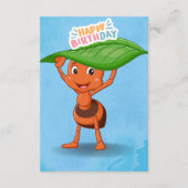 Invitation d'anniversaire pour enfants (Dos)