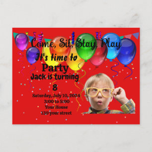 Invitation d'anniversaire pour enfants