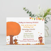 Invitation d'anniversaire pour enfants (Debout devant)