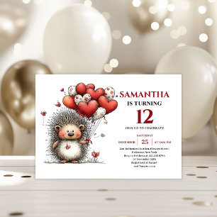Invitation d'anniversaire pour enfants avec des an