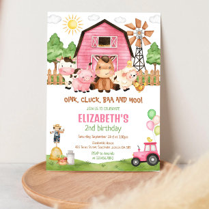 Invitation d'anniversaire pour enfants avec des an