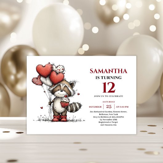 Invitation d'anniversaire pour enfants avec impres