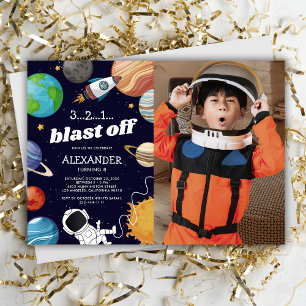 Invitation d'anniversaire pour enfants avec photo